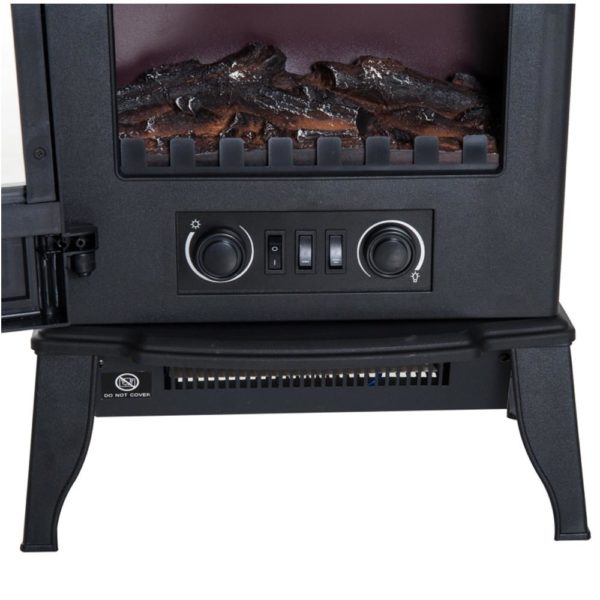 Homcom Electric Stove 2KW Black 820-127 - Image 9