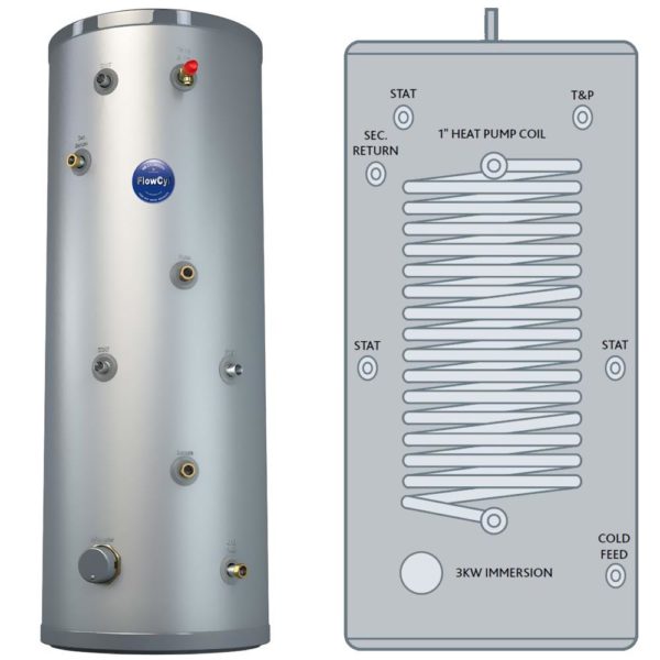 UK Cylinders FlowCyl Heat Pump Unvented 150L - Image 2