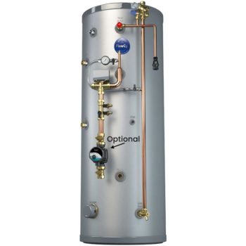 UK Cylinders FlowCyl Heat Pump Pre Plumbed 150L