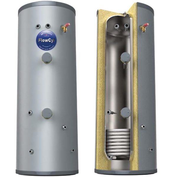 UK Cylinders FlowCyl Solar Unvented 300L - Image 2