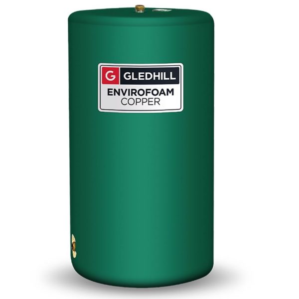 Gledhill 1050 X 400 Direct Copper Cylinder Envirofoam