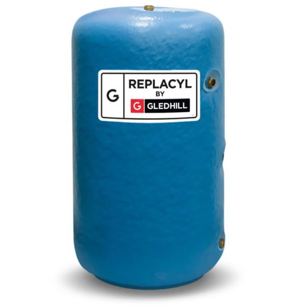 Gledhill 1050 X 400 Indirect Replacyl Stainless Cylinder