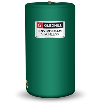 Gledhill 900 X 400 Indirect Envirofoam Stainless Cylinder