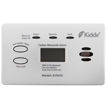 Kidde K7DCO Carbon Monoxide Alarm 10 Year Warranty