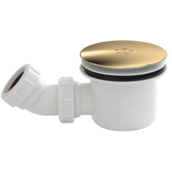 Nuie 90mm Shower Waste Kit Brushed Brass STW005