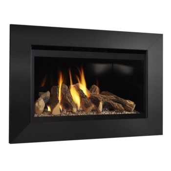 Flavel Rocca BF Black Gas Fire