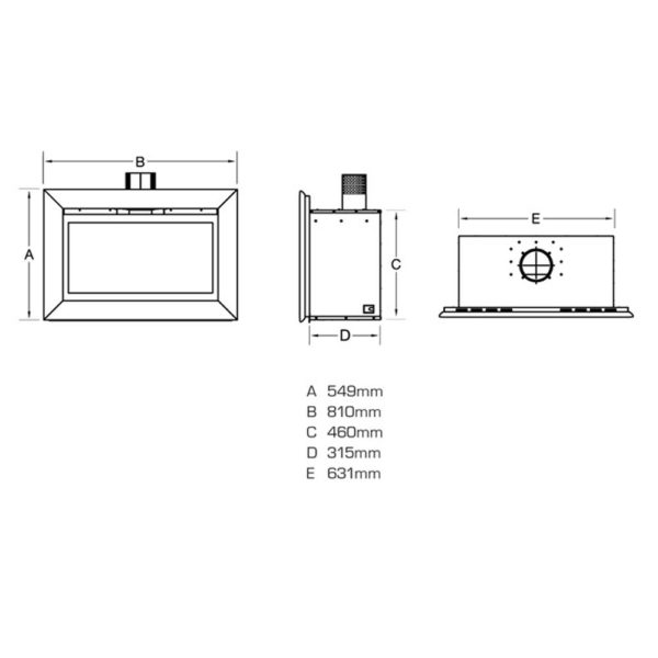Flavel Jazz HE BF Chrome Gas Fire - Image 3
