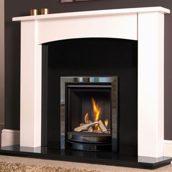 Flavel Romance MC Black Nickel Black Gas Fire