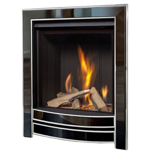 Flavel Romance MC Black Nickel & Chrome Gas Fire - Image 2