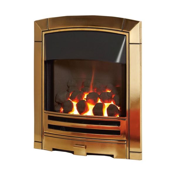 Flavel Decadence HE RC Cast Gold Gas Fire - Image 2