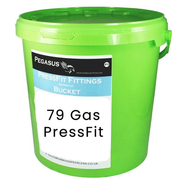 PEGASUS Gas Press Fit Bucket - 79 Fittings