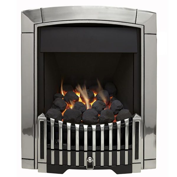 Flavel Caress Plus Contemporary MC Chrome Gas Fire - Image 2