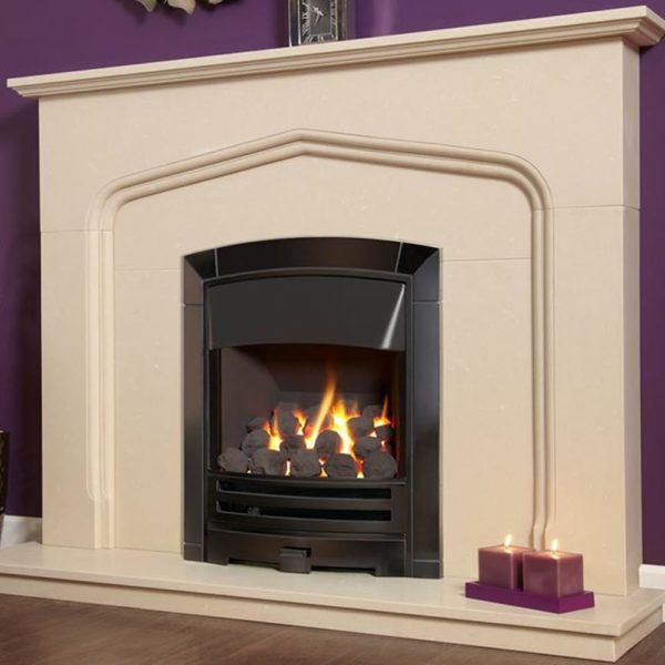 Flavel Decadence Plus RC Black Nickel Gas Fire