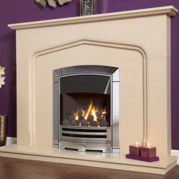 Flavel Decadence Plus RC Chrome Gas Fire