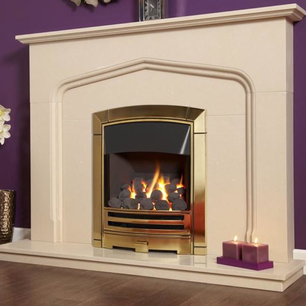 Flavel Decadence Plus RC Gold Gas Fire