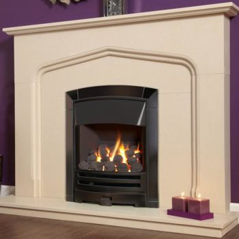 Flavel Decadence Plus SC Black Nickel Gas Fire