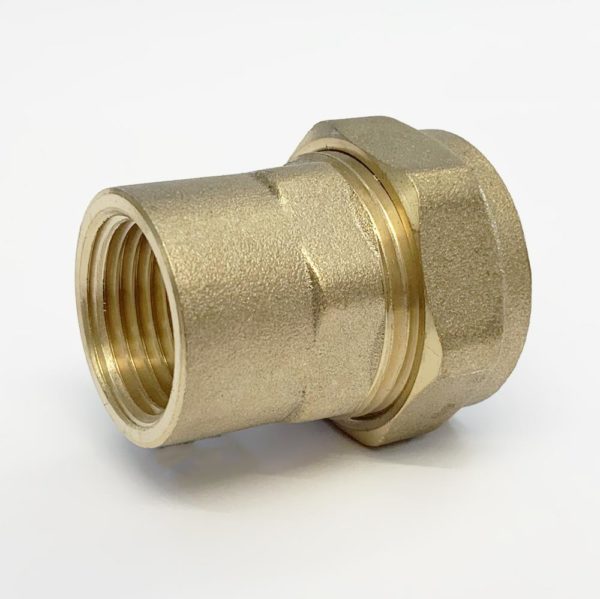 10mm  x 3/8" Female Iron Straight Compression
