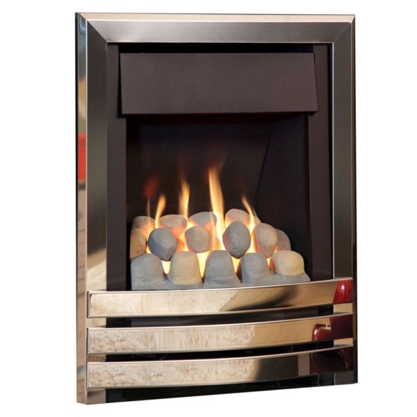Flavel Windsor Contemporary Plus Chrome Gas Fire - Image 2