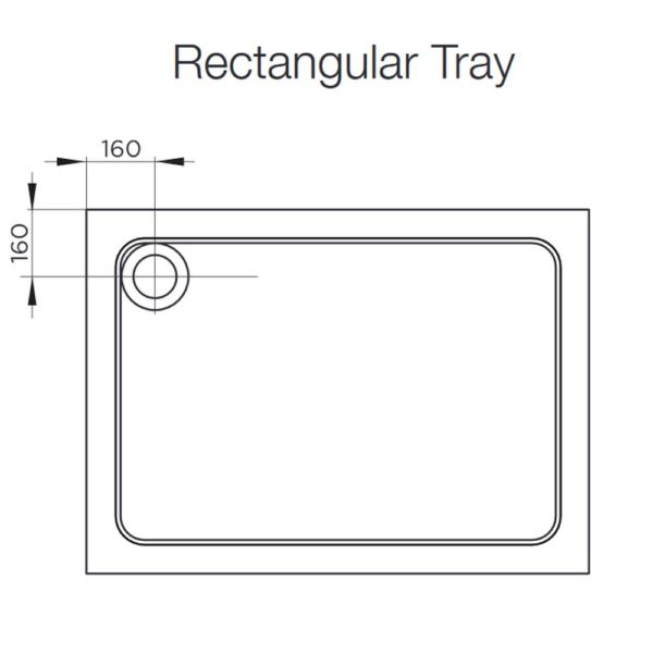 Indi 1100 x 900 Rectangle Slimline Shower Tray - Image 2