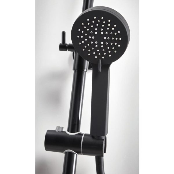 Scudo Middleton Round Thermostatic Shower Black - Image 2
