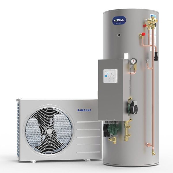 Samsung 8KW Air Source Heat Pump & Joule Kodiak High Gain Cylinder