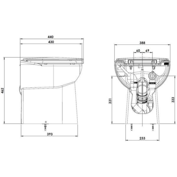 Saniflo Sanicompact Toilet - Image 3