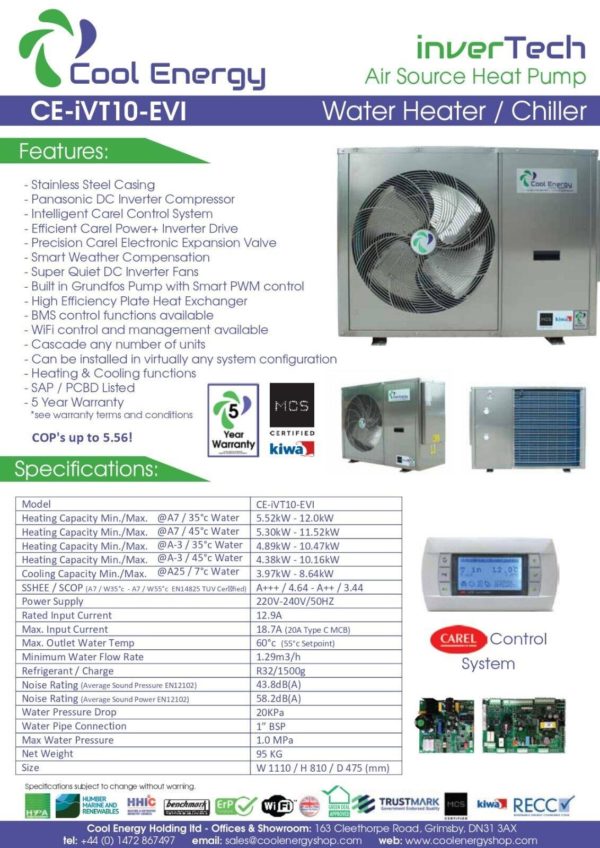 InverTech Heat Pump 12KW R32 - Image 3