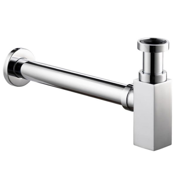 Imex Square Bottle Trap Chrome Metal SB200CP