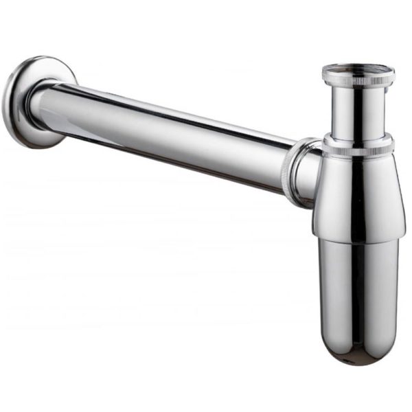 Imex Round Bottle Trap Chrome Metal TB200CP