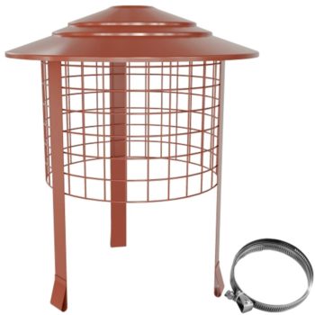 Chimney Pot Bird Guard