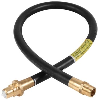 Cooker Hose 4 Feet  x 1/2 Inch Bayonet Style Natural Gas Only