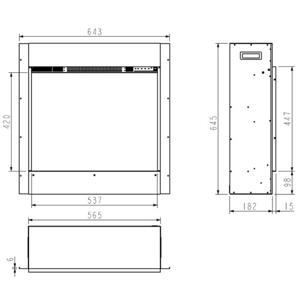 Flavel Electric Proflame Celena Built In - Image 3