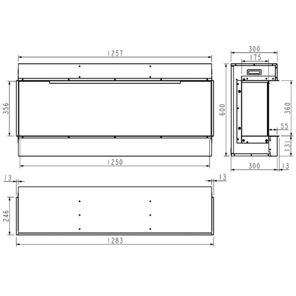 Flavel Electric Proflame 1200 Built In - Image 3
